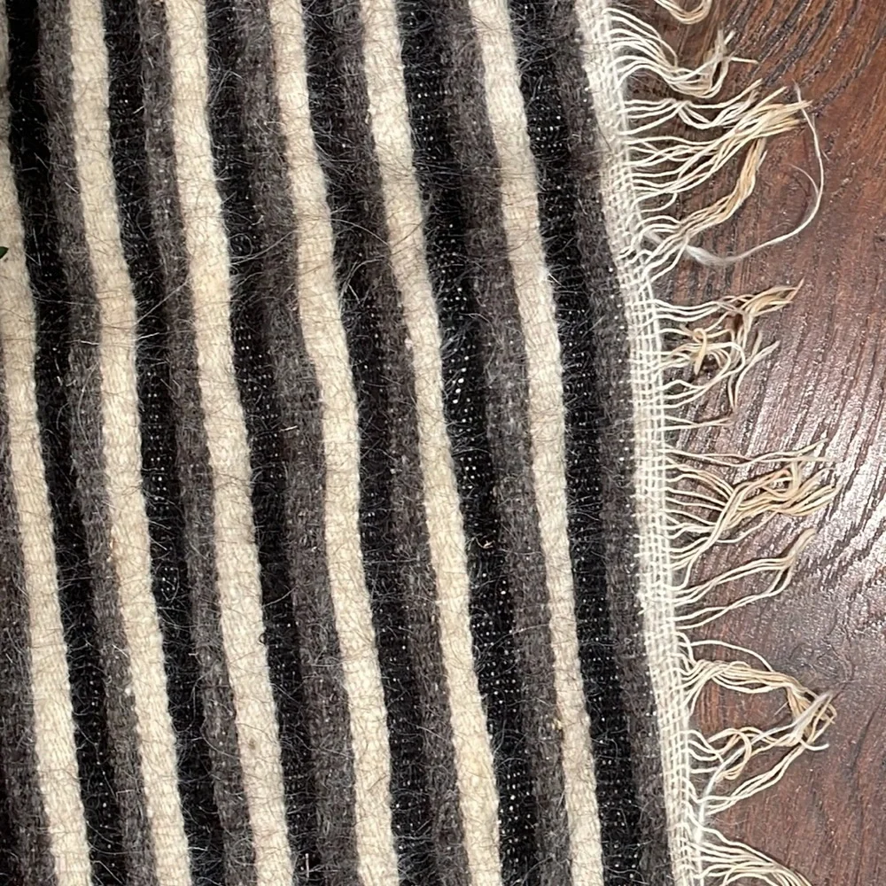 Vintage mohair rug